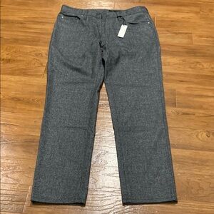 NWT J.Hilburn Charcoal Gray Wool Dress Pants